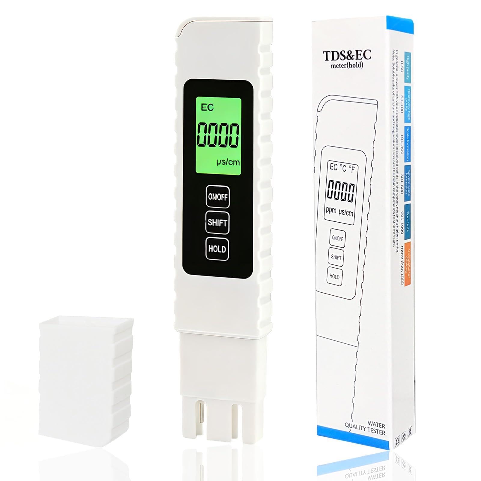 TDS Meter Digital Water Tester 2026 Upgraded 4-in-1 Water Quality