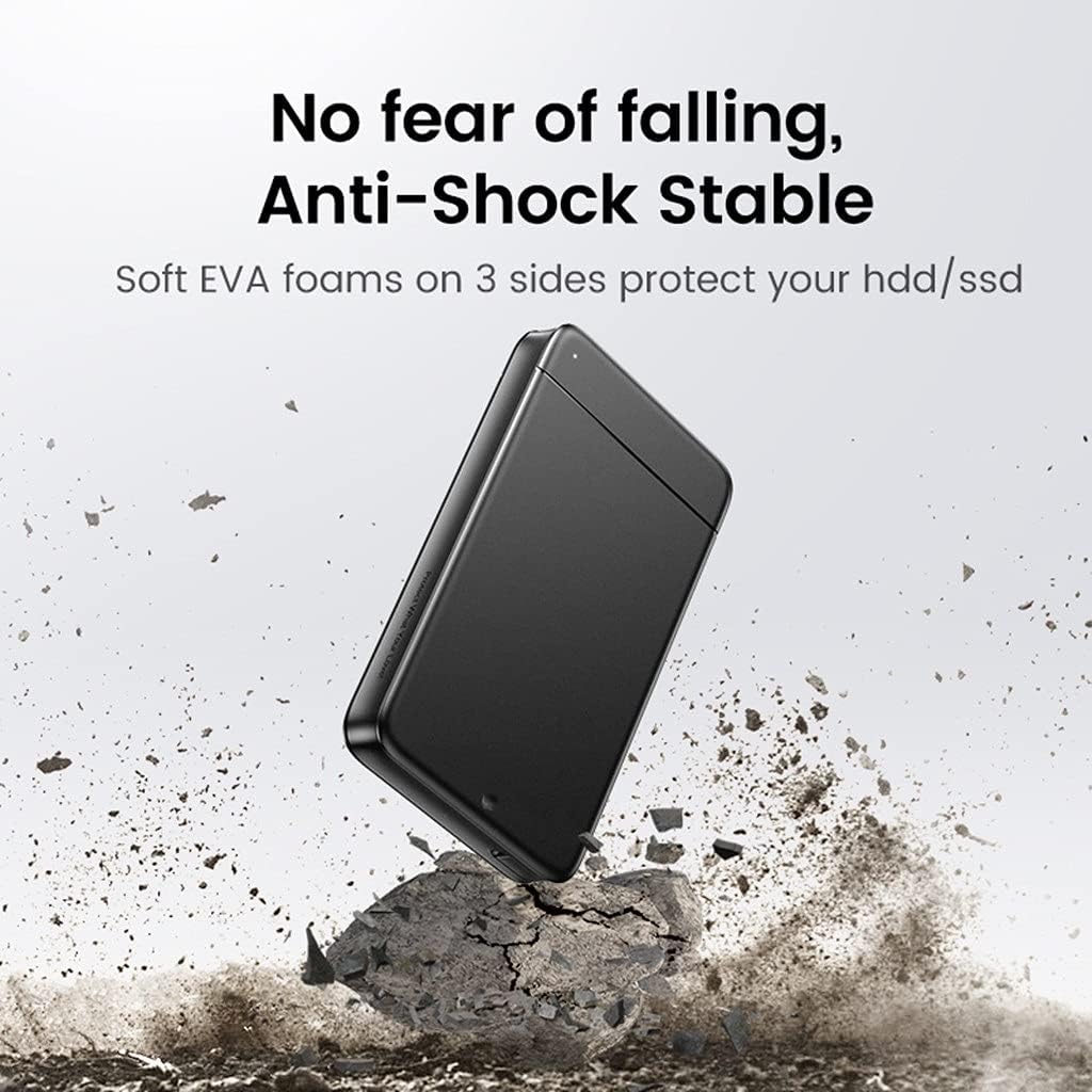 HDD Case 2.5 SSD Case SATA to HDD Caddy Portable Fixed Cable Docking Station for External Hard Drive SSD Drive Case