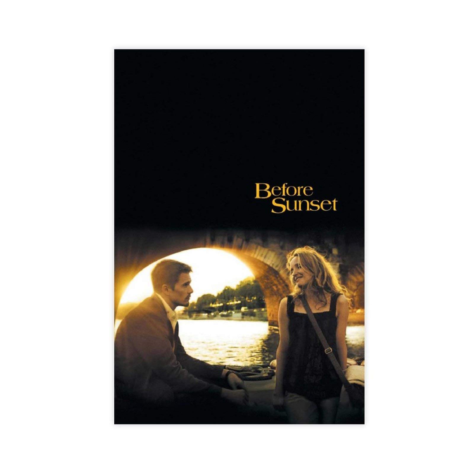 Classic Popular Movie Poster Before Sunset Canvas Poster Wall Art Decor Print Picture Paintings for Living Room Bedroom Decoration Unframe:12×18inch(30×45cm)