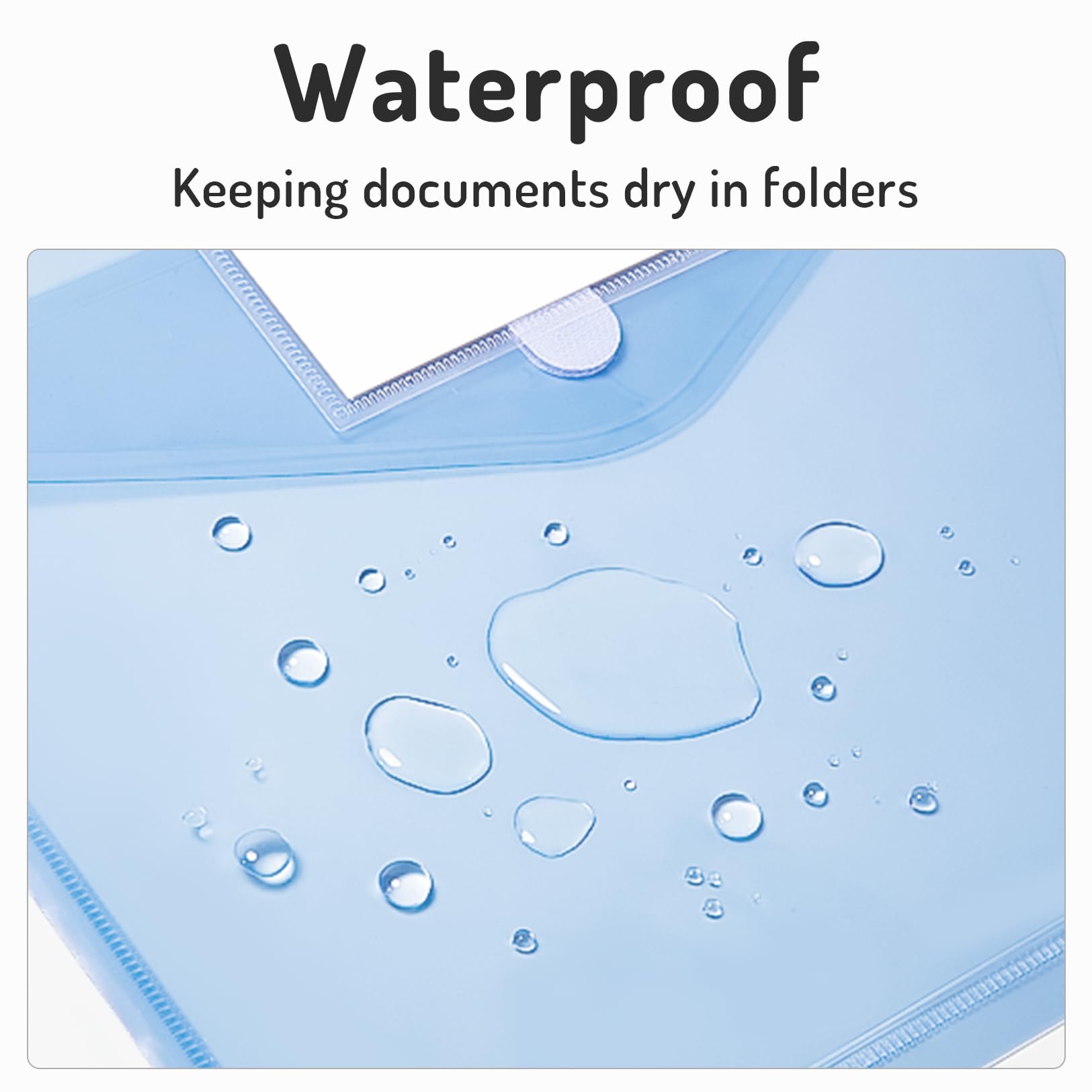 Forvencer Binder Pocket, 10 Pack Super Heavyweight Plastic Folders with Tight Closure, Binder Folders Side Loading, 3 Ring Binder Pocket, Binder Dividers with Pockets, Letter Size, Pastels Series: Fresh 10 Pack