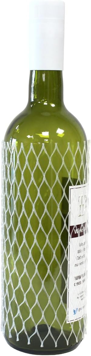 Wine & Champagne Bottle Protector Sleeves Mesh Net Polyethylene - Set of 100