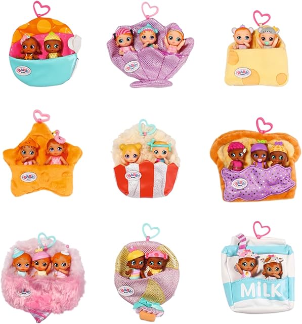 BABY born Surprise Minis Beach - Tiny Dolls for Kids - Easy for Small Hands, Creative Play Promotes Empathy & Social Skills, For Toddlers 3 Years & Up - Includes Swaddle, Bed & More