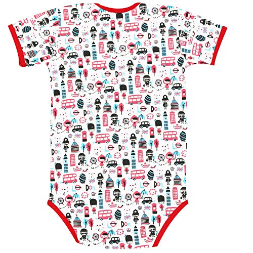Image of Real Basics Baby Cotton Romper /Babysuit /Onesies /Jumpsuit /Playsuit for Boys and Girls /sleeveless /All Over Printed /Multicolor(0-24 Months) Pack of 3