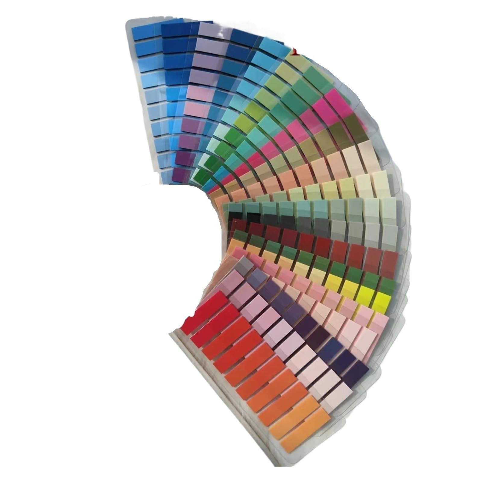 1200–4200 Stück bunte transparente Haftnotizen – selbstklebende Buchmarker und Anmerkungsreiter(SKY BLUE)