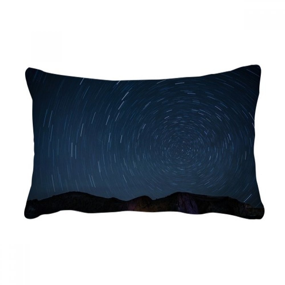 Oreiller lombaire design paysage étoilé, un cadeau idéal pour un canapé cosy