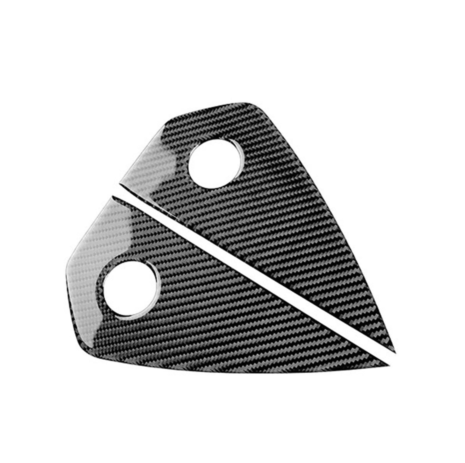 Car Interior Moulding Trim for Mustang GT 2024 2025 LHD RHD Car Instrument Side Panel Interior Trim Real Soft Carbon Fiber Sticker Interior Accessories(Black Carbon)