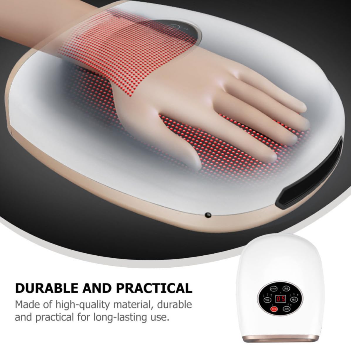 Elektrisches Handmassagegerät für Finger und Handgelenk 6w