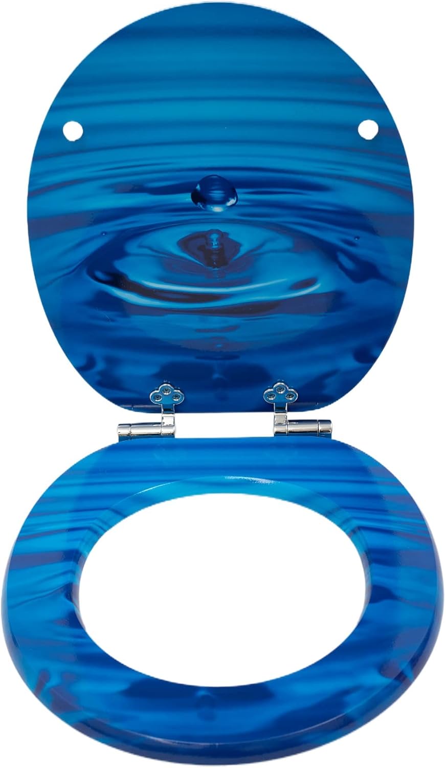 SINOBATH Wooden Toilet Seat, Soft Close WC Seat with Quick Release