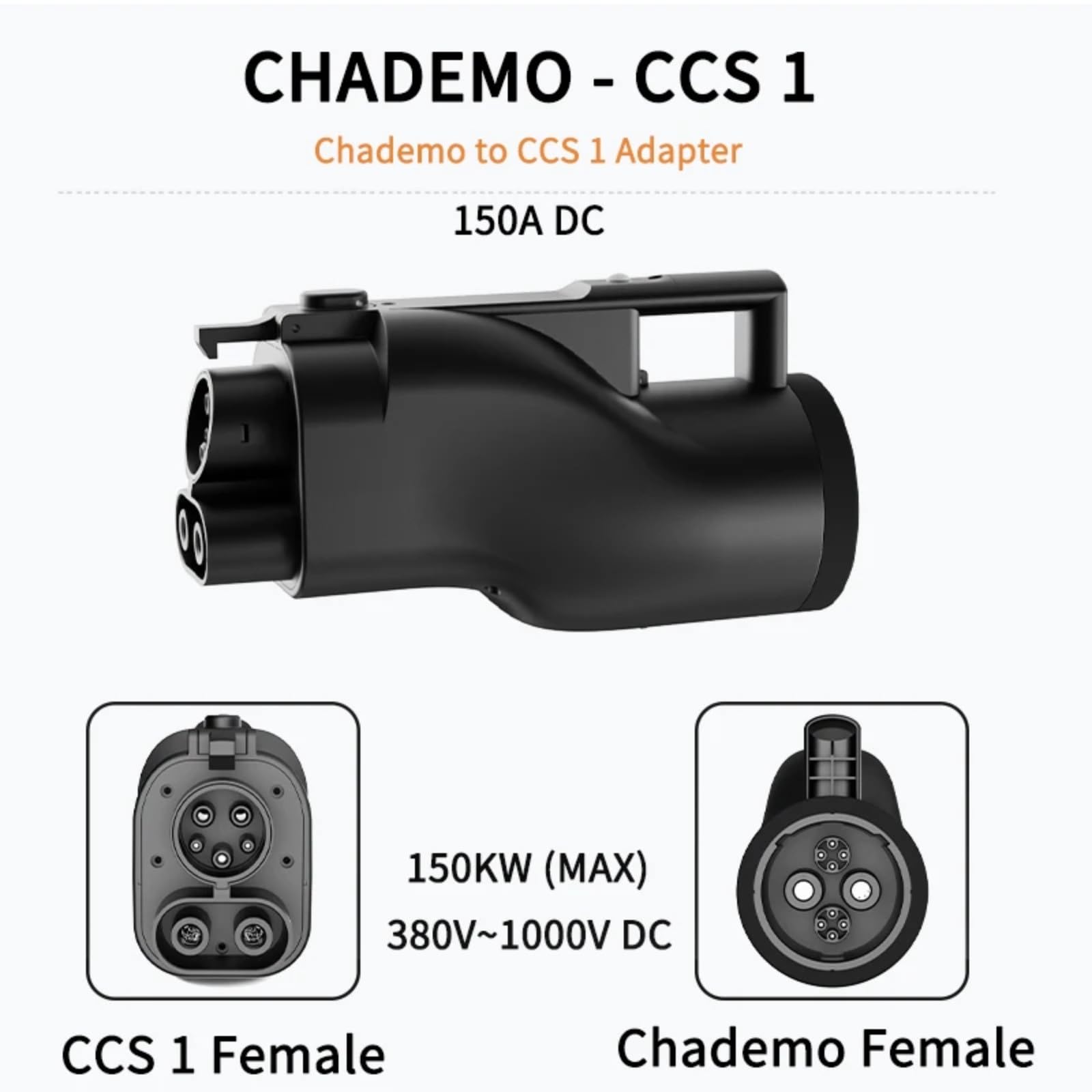 S2 to GBT250A Chademo to S1150A GBT to DC EV Ladegerät Auto Adapter(GBT to; S2; 250A)