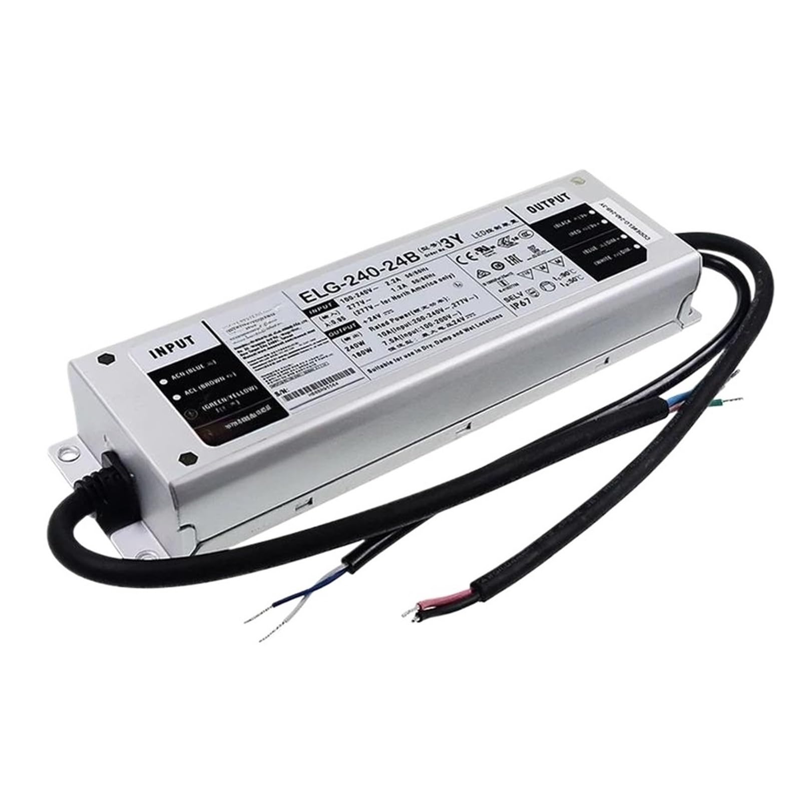 SWEWDSQG ELG-240 Waterproof constant current drive 24/36/42/48/54 Switching power supply ELG-240-36-3Y(ELG-240-36A-3Y)