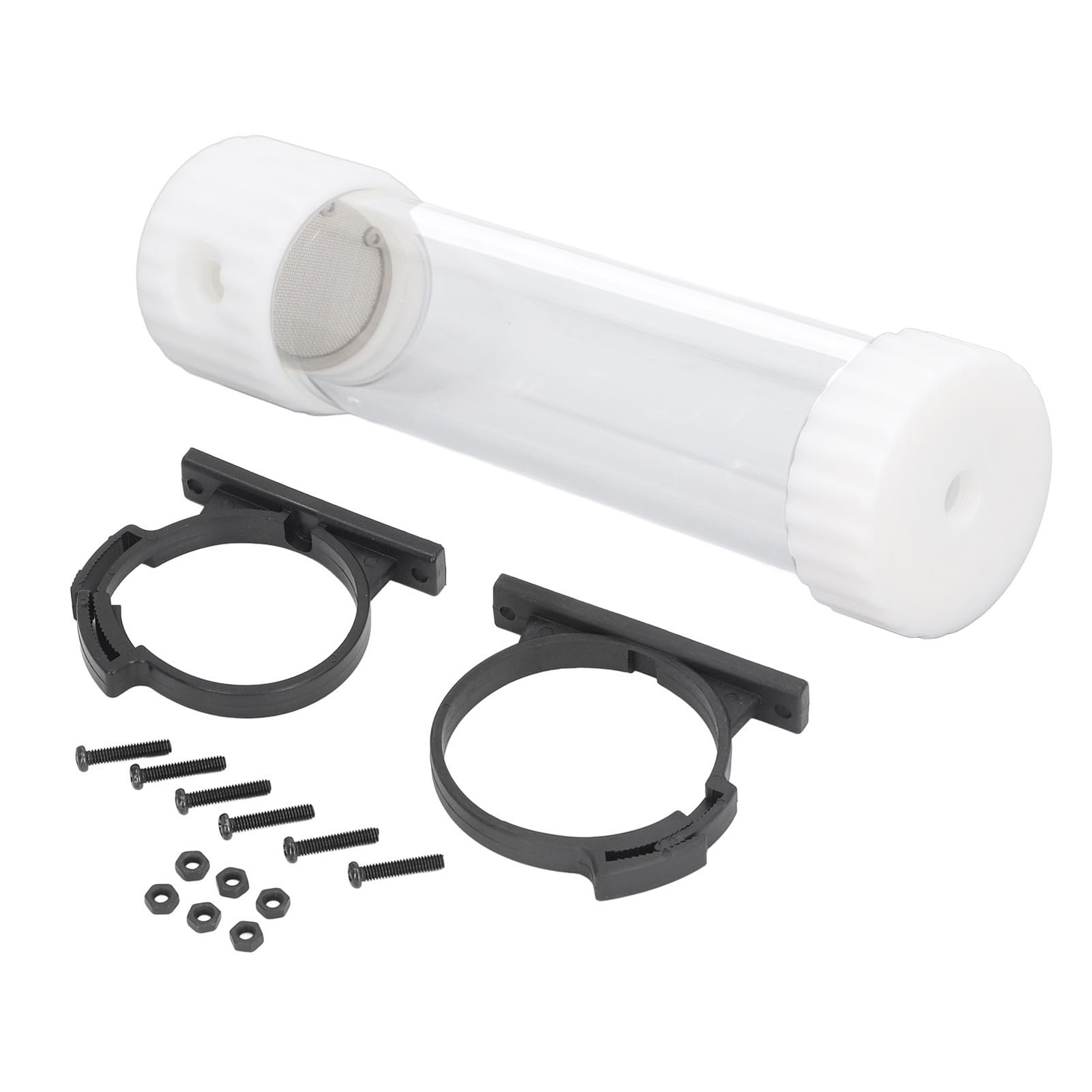 Ausla Depósito de Agua Cilíndrico de PC para Refrigeración, 515ml 265mm