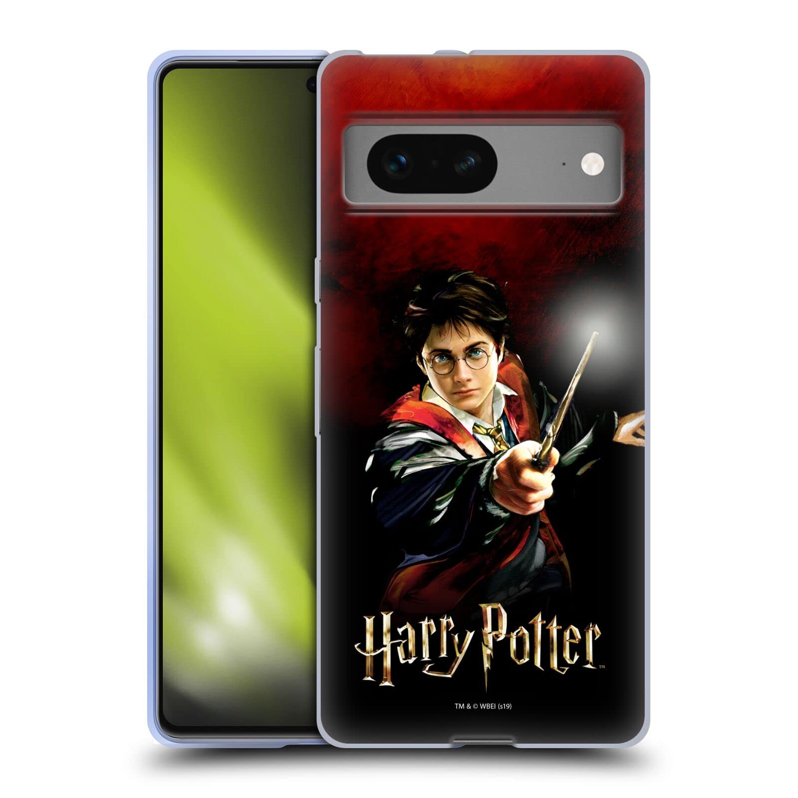 Head Case Designs Officially Licensed Harry Potter Harry Portrait Prisoner of Azkaban II Gel Case [Military Grade Protection] Compatible with Google Pixel 7