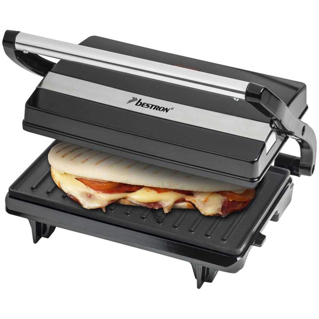 Bestron Grill Elektryczny, Czarny, 22,5 x 14 cm