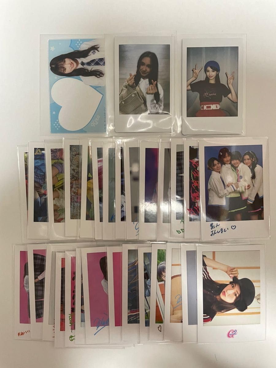 Amazon.co.jp: Girls2 山口綺羅 フォトカード28枚 チェキ2枚