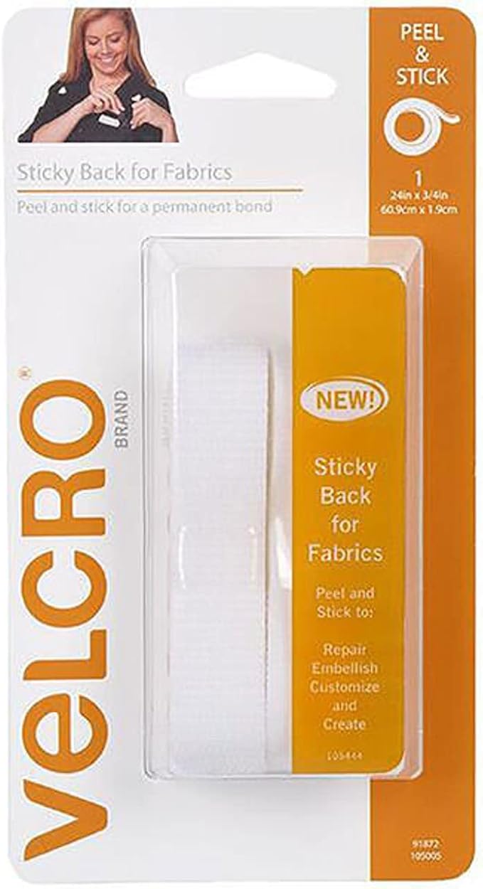 VELCRO Brand For Fabrics Permanent Sticky Back Fabric