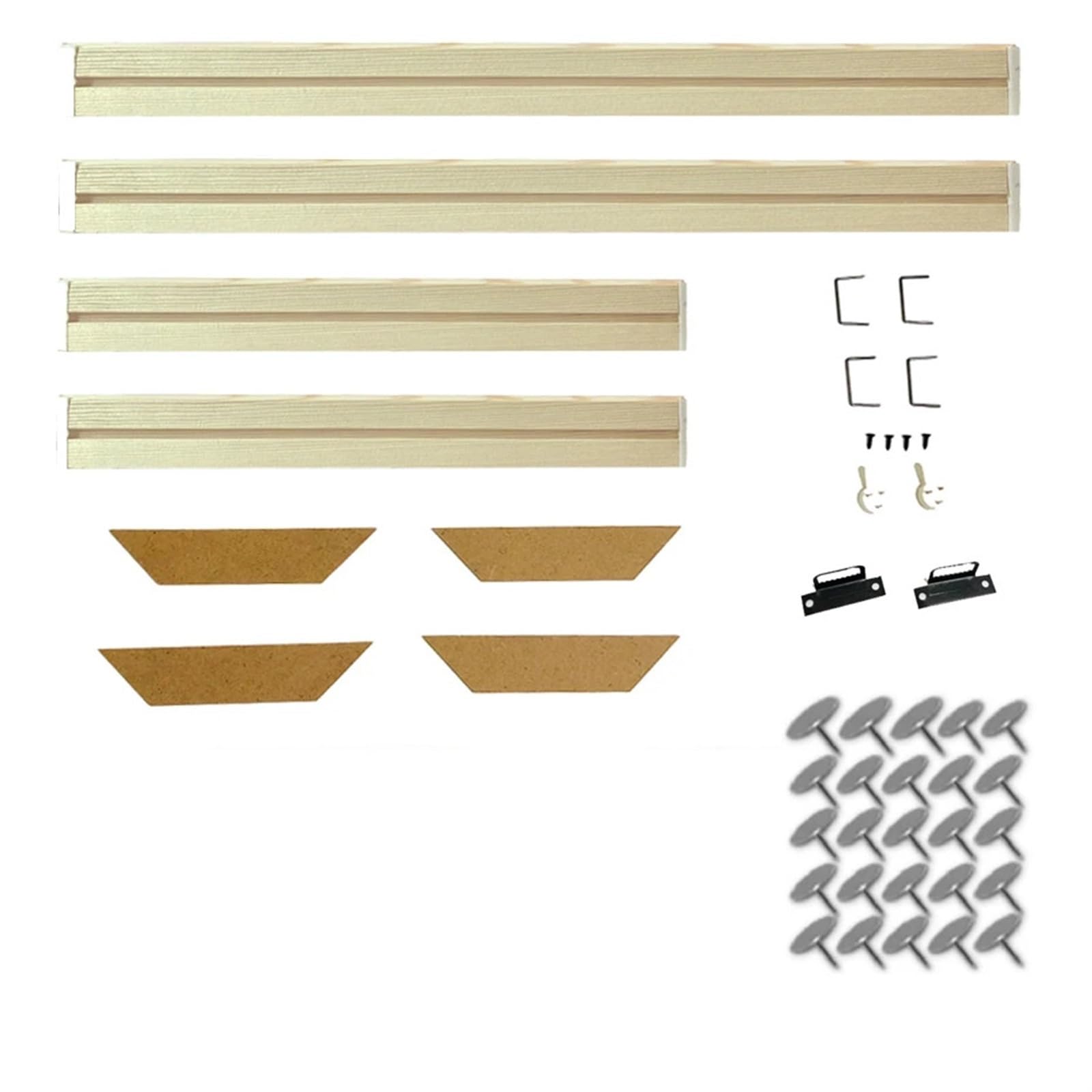 photo frame kits Canvas Frame Wooden Photo Oil Painting Diamond Frames Wood Wall for crafts party school projects(35x55cm)