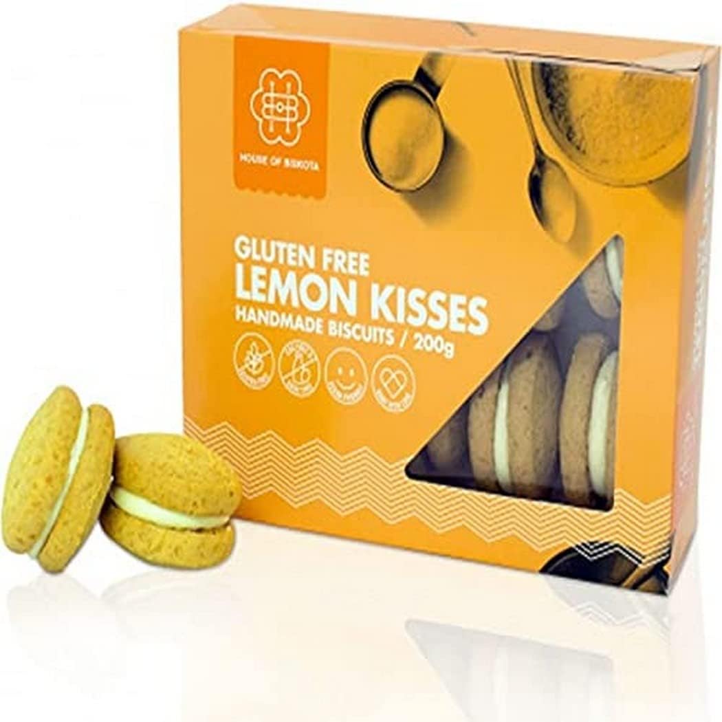 House of Biskota Gluten Free Lemon Kisses Biscuits 200 g