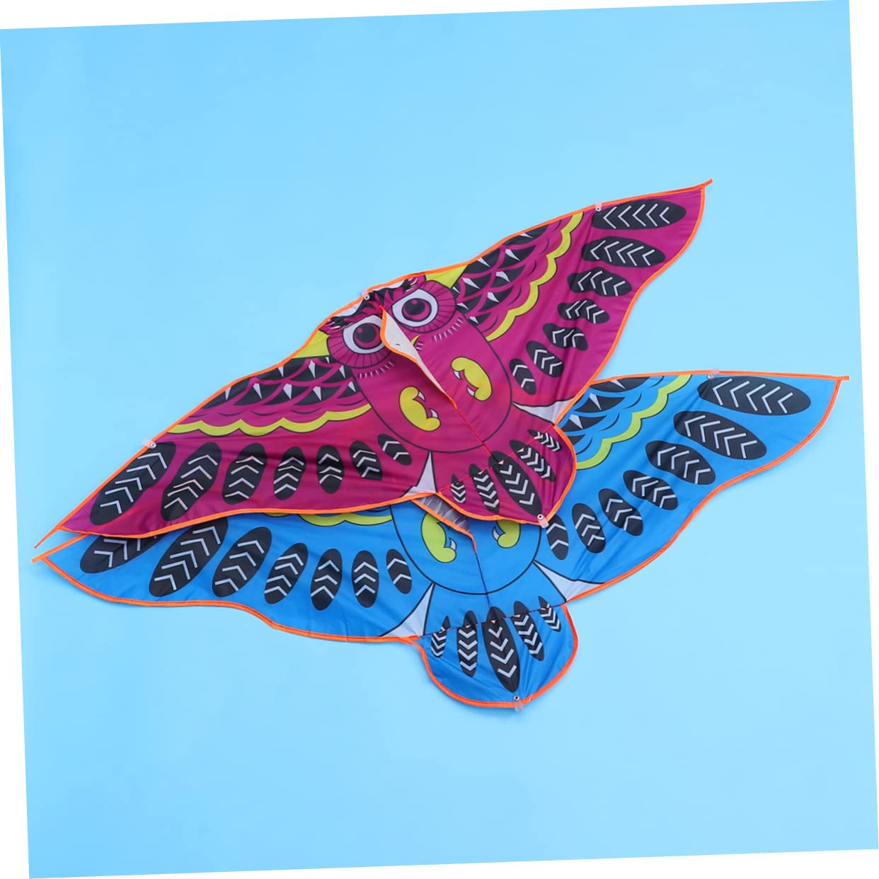 Kisangel 3 Pcs Cartoon Owl Kites Windproof Outdoor Kites for Beach Park Fun Owl Design for Family Playtime Outdoor Activities Random Color