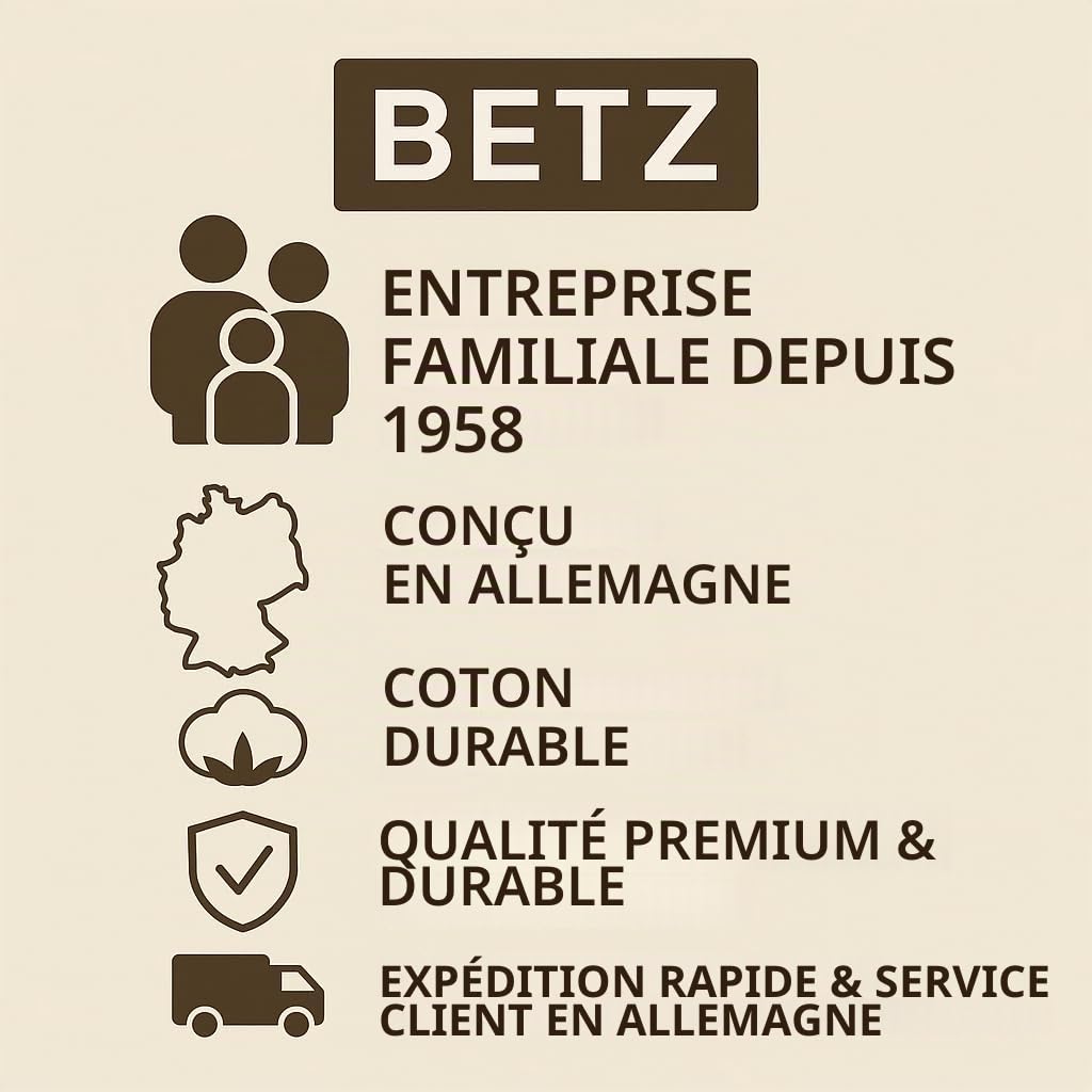 Betz Drap de Bain Taille 100 x 200 cm Serviette à Sauna Dresden en 100% Coton Couleur Sable