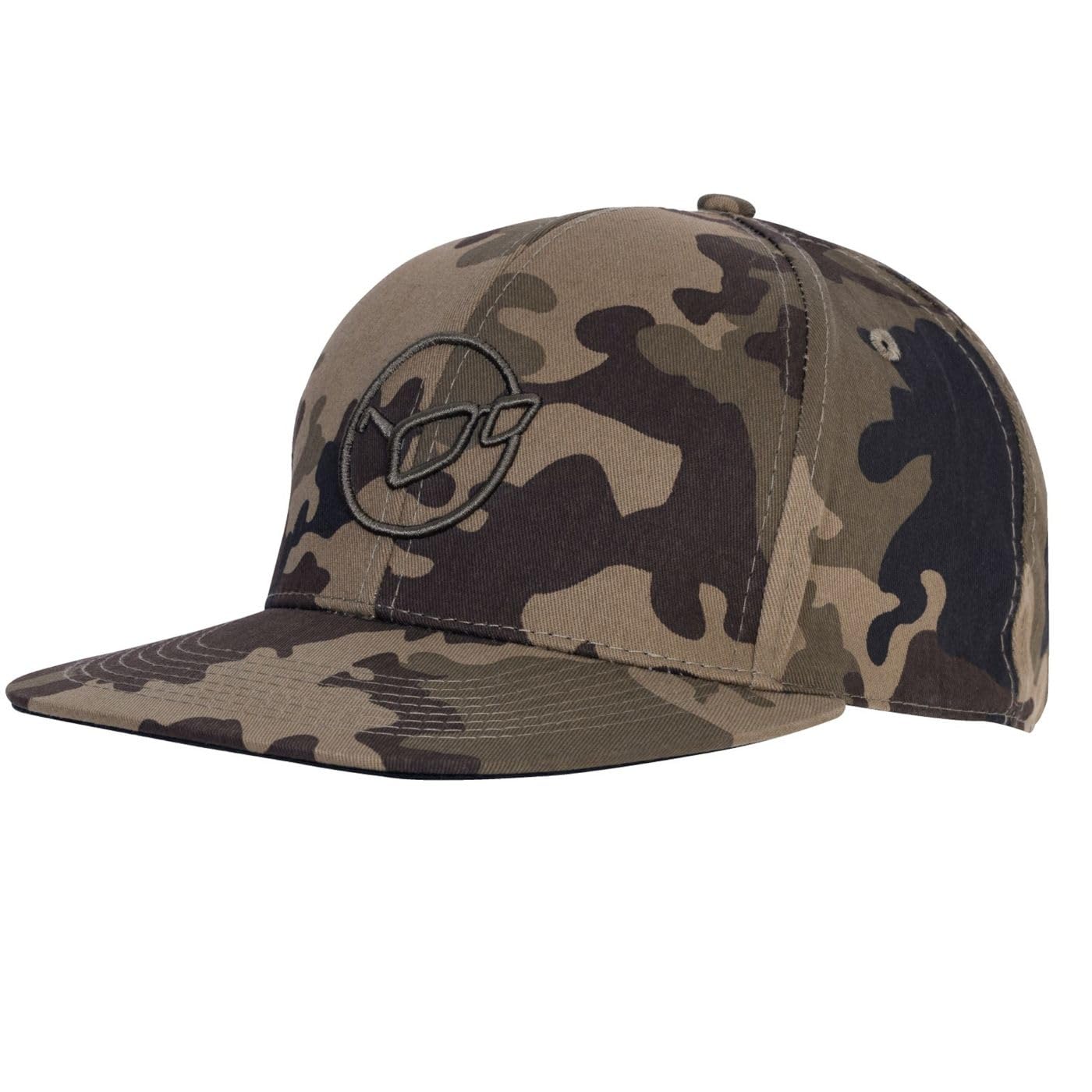 Korda Snapback Cap, One Size Fits All, Polyester, Structured Crown, Choice of Kamo or Digi Kamo Designs