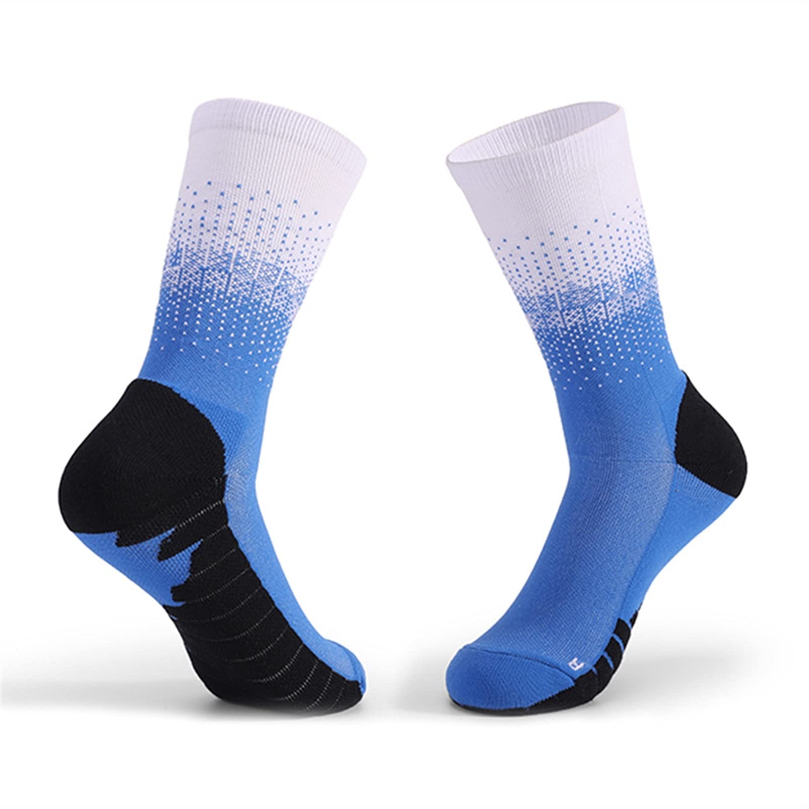 Los Hombres Espesan los Calcetines de Baloncesto de élite Ciclismo de Toalla de algodón Inferior Deportes al Aire Libre Hombres Corriendo Calcetines Senderismo