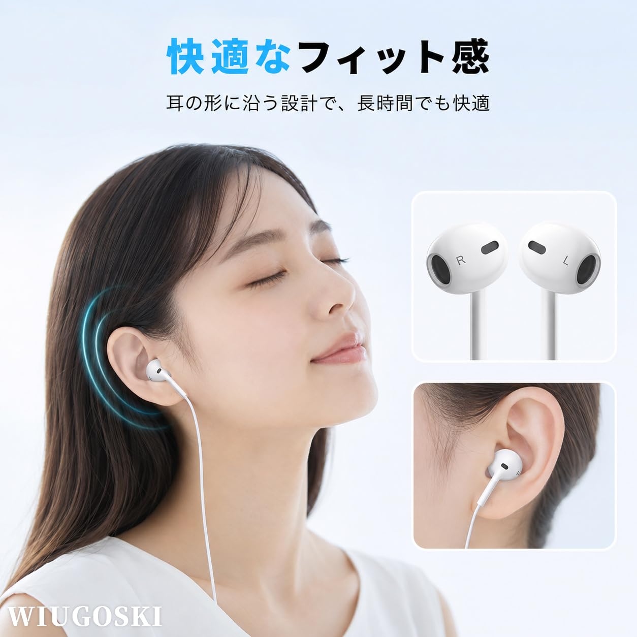 ホワイト 有線イヤホン USB-C ボリュームコントロール Amazon.co.jp: タイプc イヤホン TYPE-Cイヤホン 有線USB-Cイヤホン