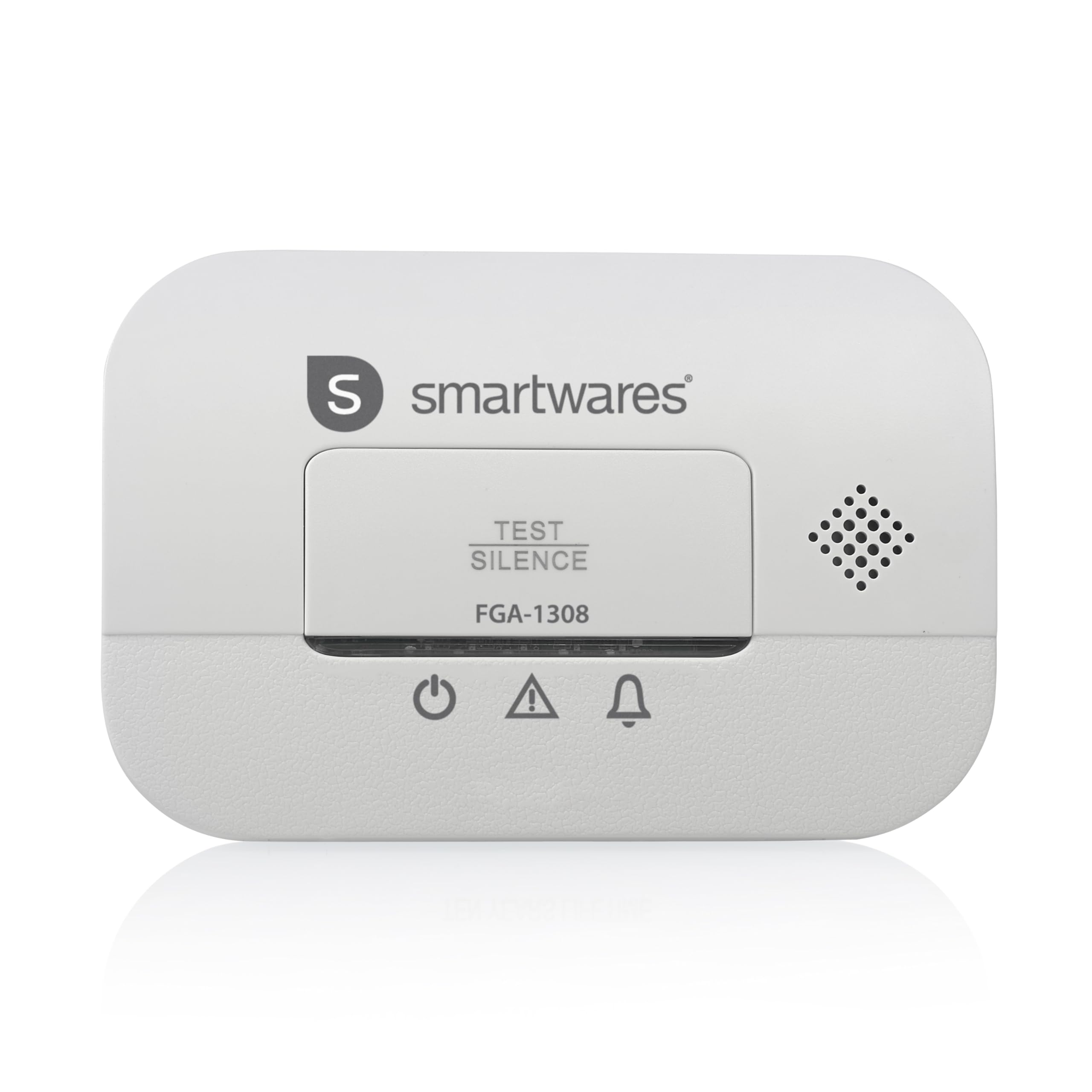 Smartwares Détecteur de monoxyde de Carbone - Certifié NF - Capteur 10 Ans - Piles 3 Ans - avec voyants Lumineux et Bouton de Test - FGA-13081FR