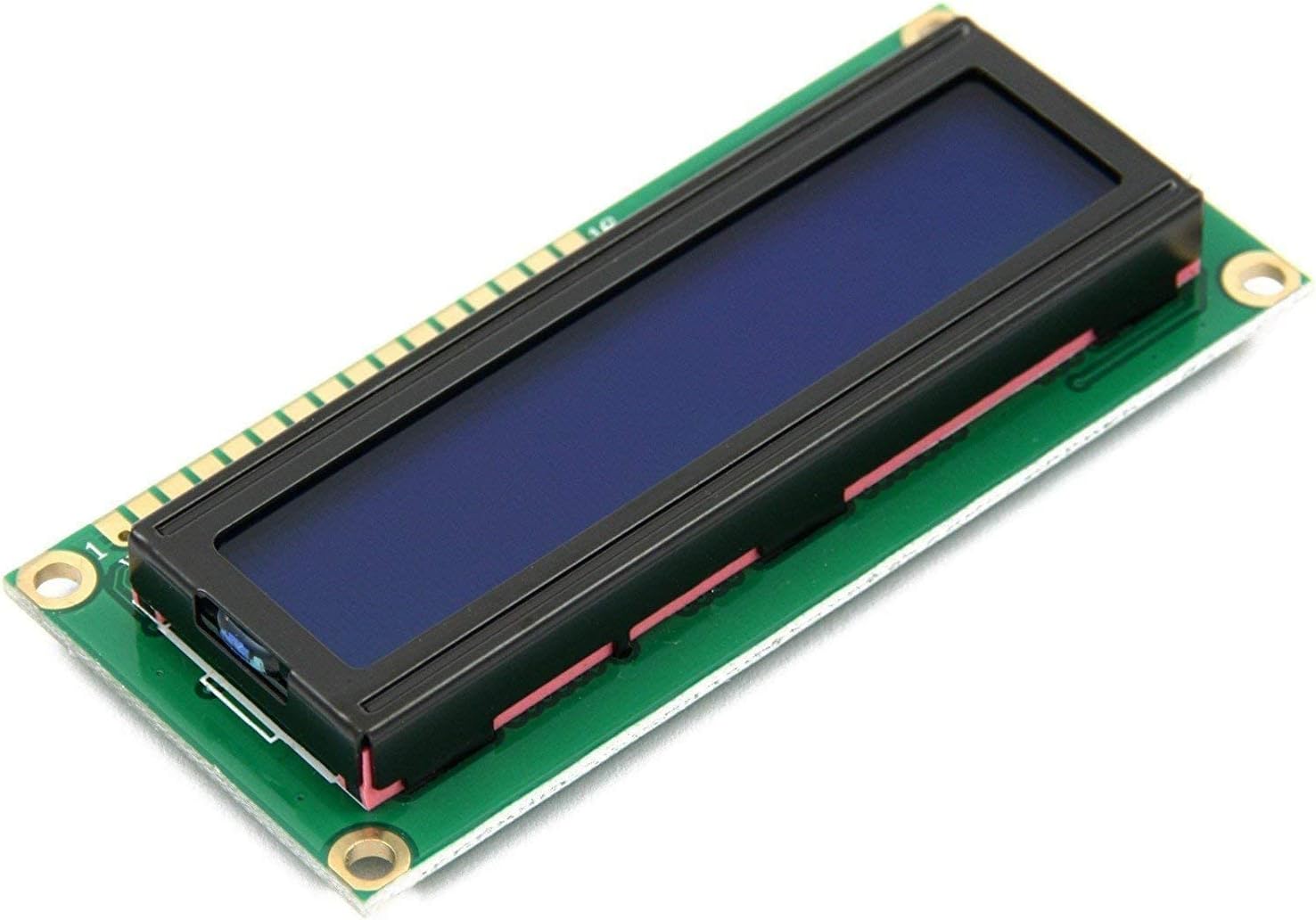 20x2 LCD Display Module – Blue Backlight, I2C-Compatible, 5V, 2-Line Screen for Arduino, Raspberry Pi, and DIY Electronics Projects
