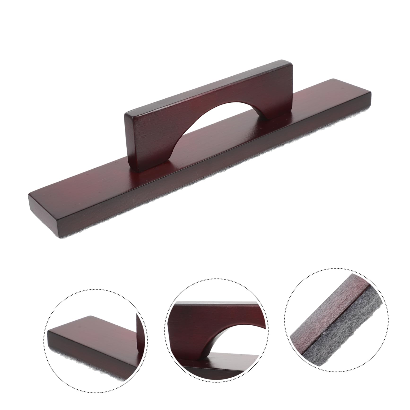 Amosfun Spazzola Legno e Poliestere per Pulizia Shuffleboard Tavolo, Accessorio Leggero e Portatile per Mantenere Tavolo da Biliardo Shuffleboard