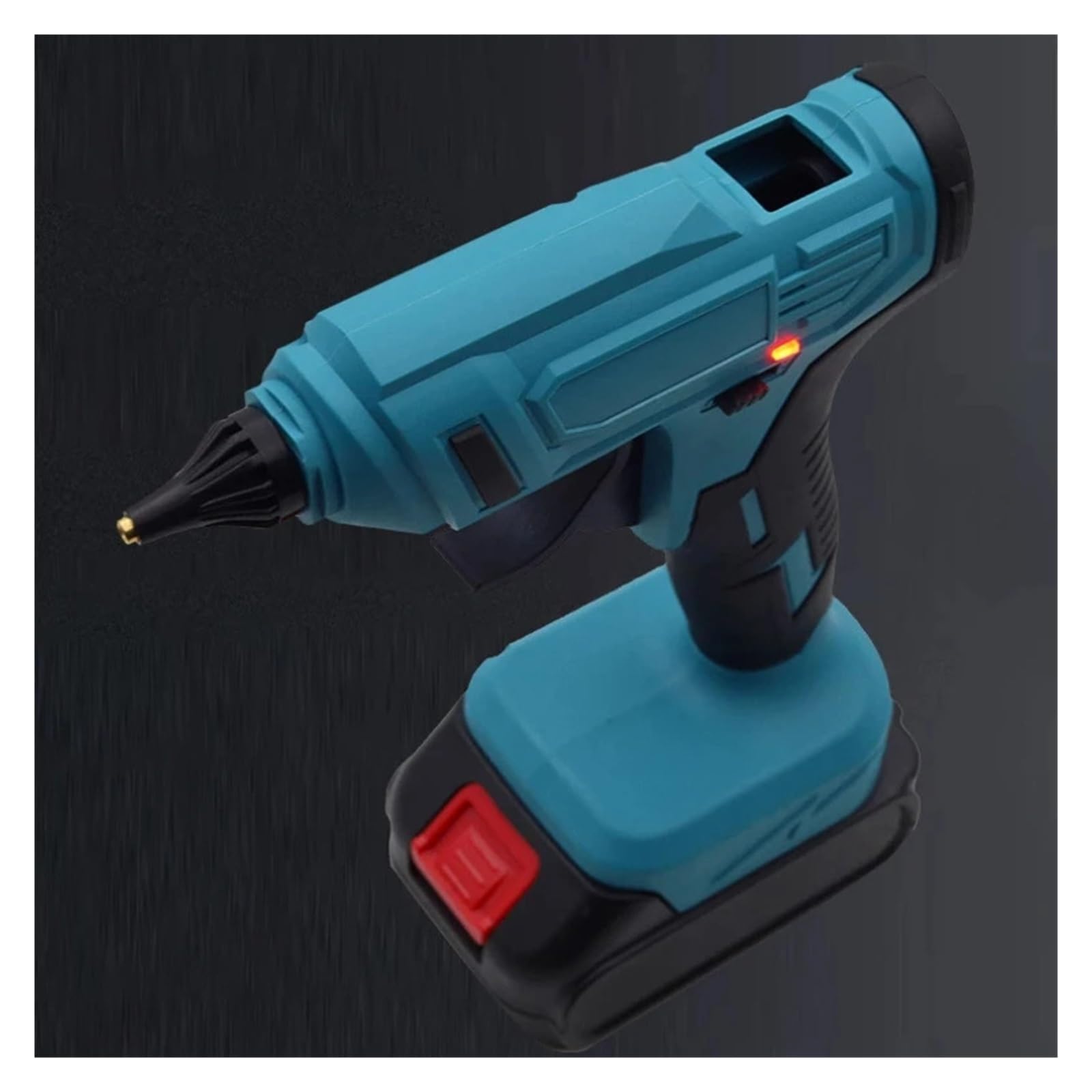 Pistola de pegamento caliente Pistola de pegamento termofusible inalámbrica recargable for reparación bricolaje. Herramienta batería para reparaciones del hogar(1Hot Glue Gun)