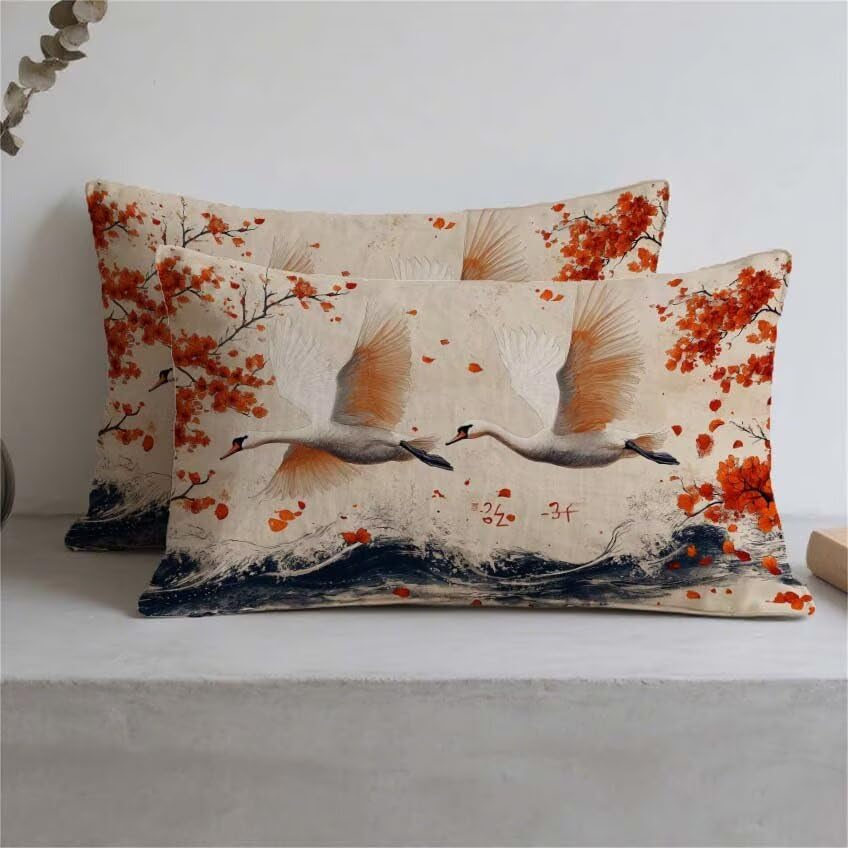Housse de coussin orange imperméable pour protéger vos grands oreillers - 3