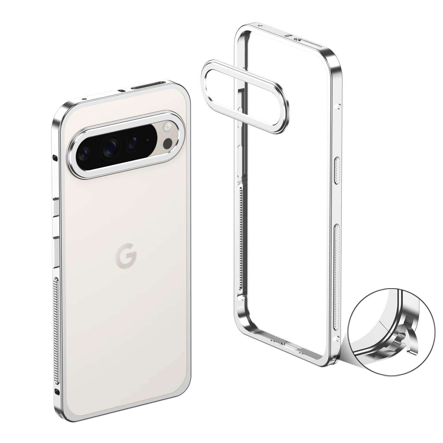 Coque Google Pixel 10 antichoc grise ideale pour vos deplacements - 6