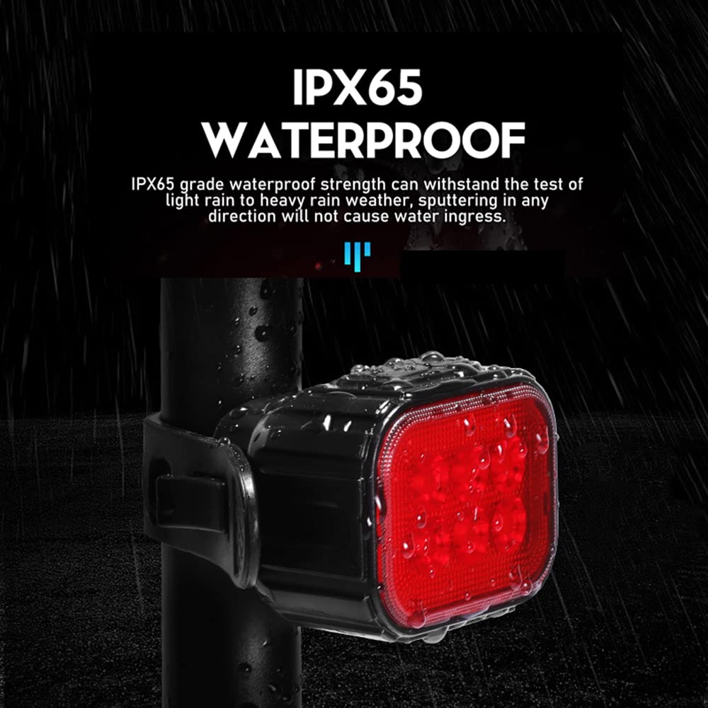 Rower Q6 Zestaw LED Rower LED Front Tylne światła USB ładunek rowerowy MTB Podświetlanie lampy rowerowe lampa cykliczna,1pair