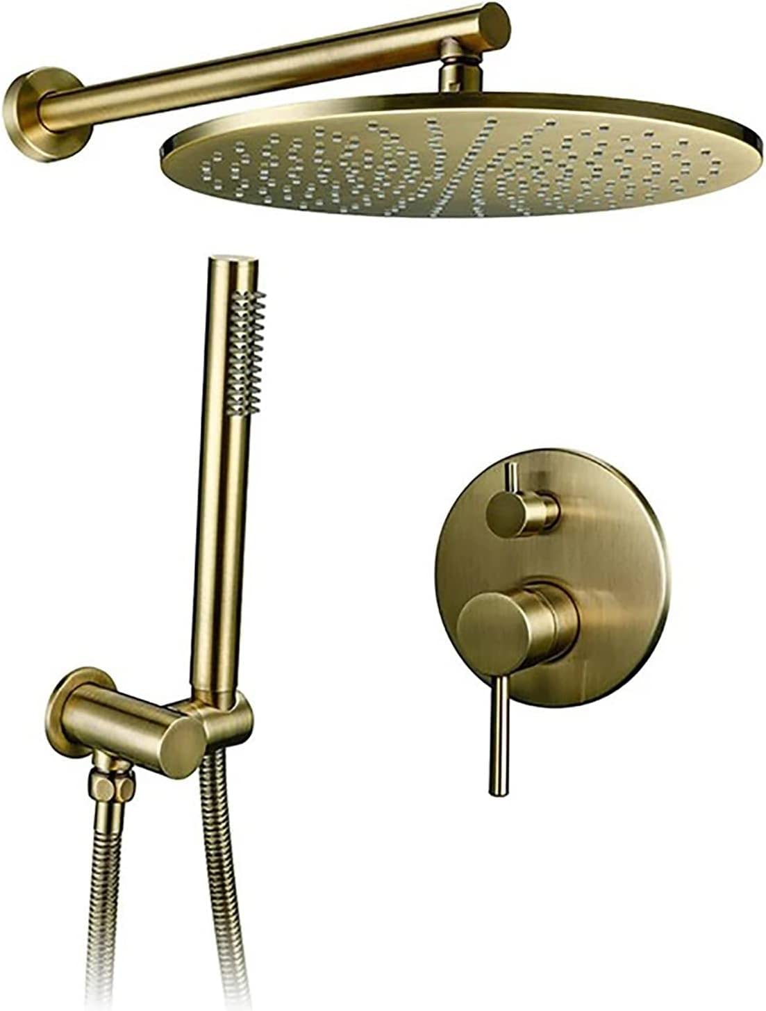 Ensemble de robinets de douche LED en acier inoxydable haut de gamme