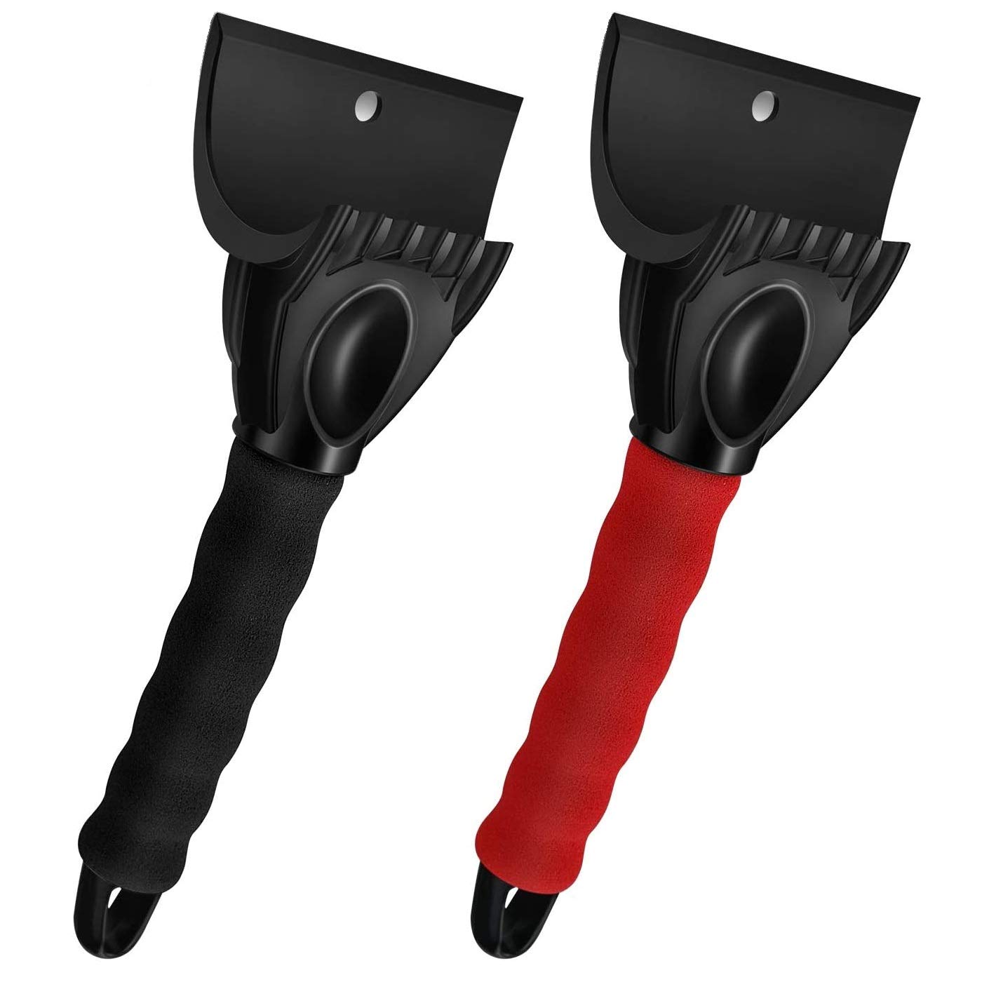 2 pieces professional ice scraper, durable and stable snow shovel tool, wind shield, ice scraper, with non-slip handle, for cars, windscreen, rear windows and side windows