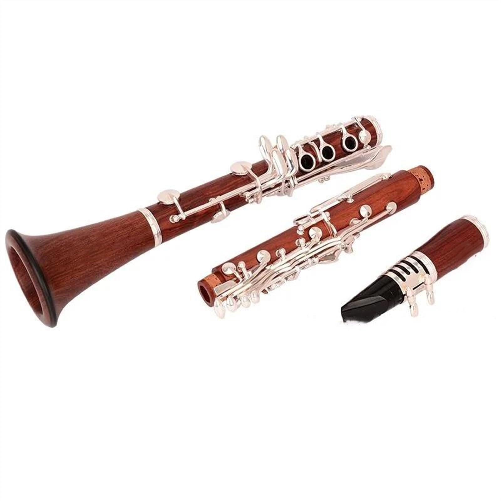 Amazon | クラリネットキット絶妙なレッドウッドボディBbクラリネット