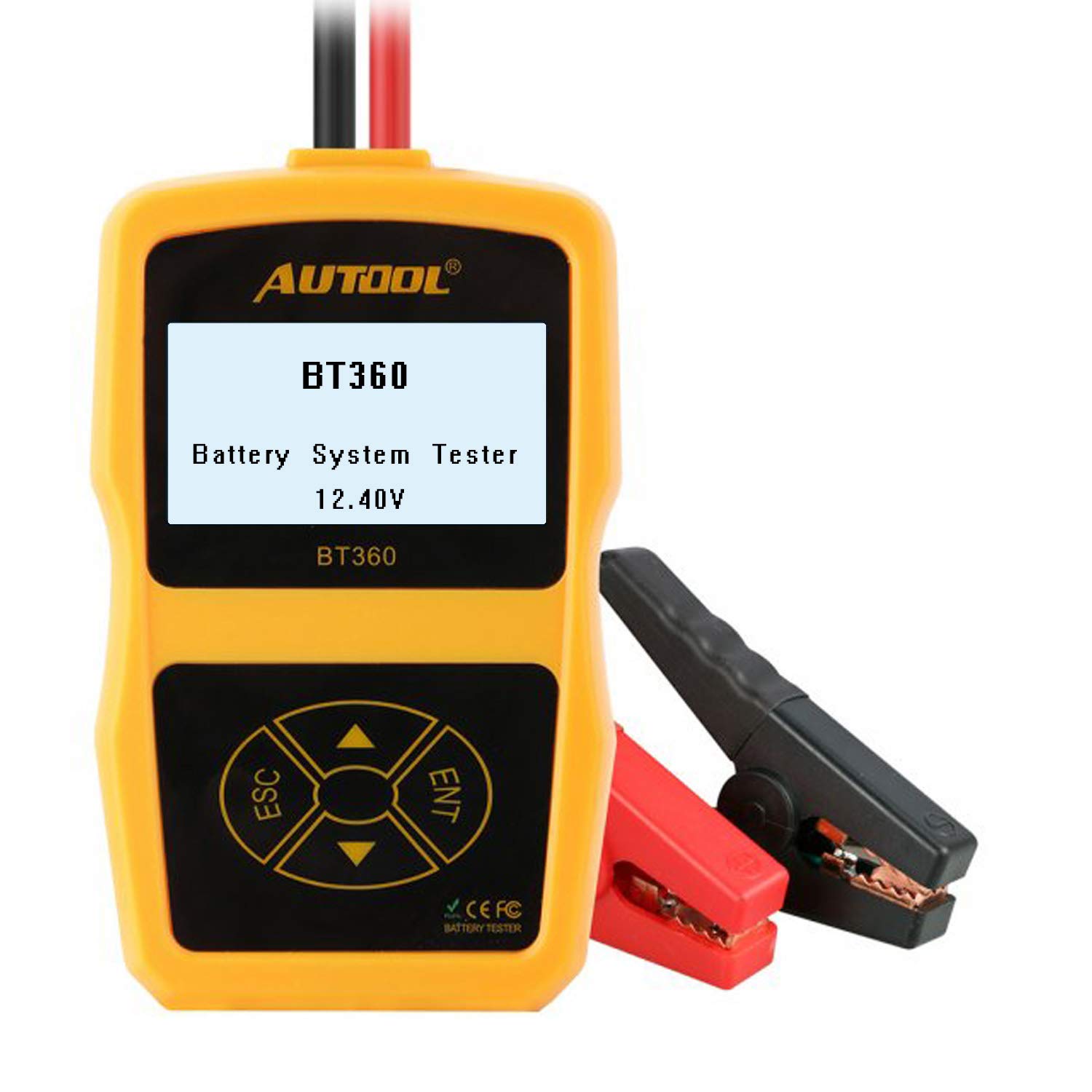 Buy AUTOOL BT360 Battery Load r CCA 100-2400 Bad Cell Test for Regular ...