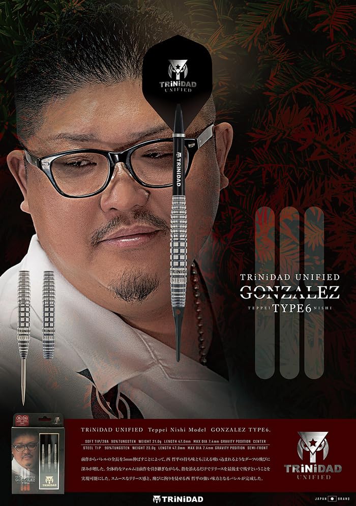 TRiNiDAD Gonzalez6 西哲平モデル トリニダード ゴンザレス6 トリニダード】Gonzalez Type6 ゴンザレス6 スティール23g 西