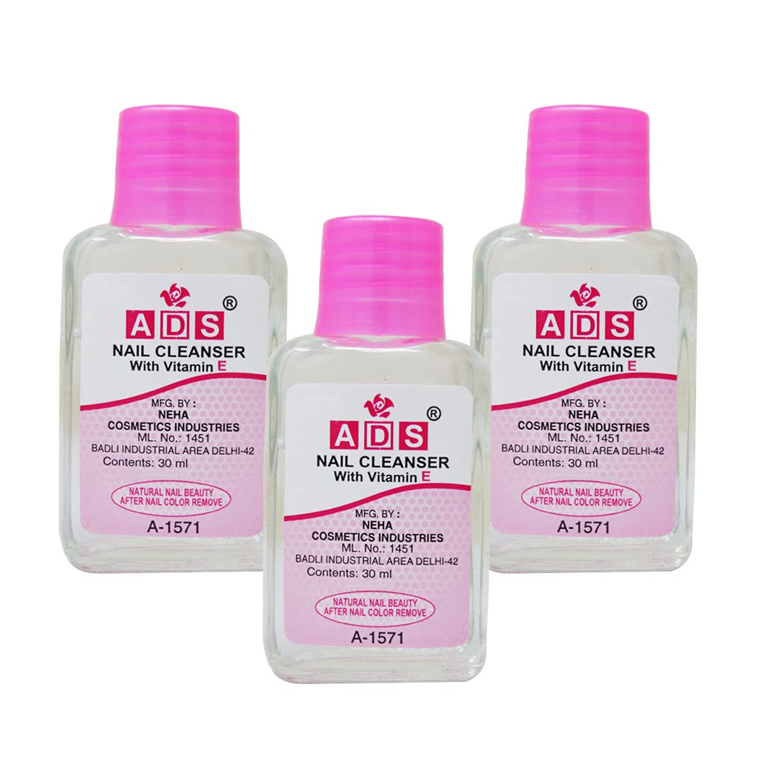Adbeni Nail Polish Remover With Vitamin E 3pc, Lipliner 1pc & Rubber Band 1pc-image-7