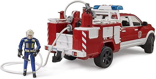 Miniatura 4 de Bruder 02544 RAM 2500 Camión de bomberos con módulo de luz y sonido