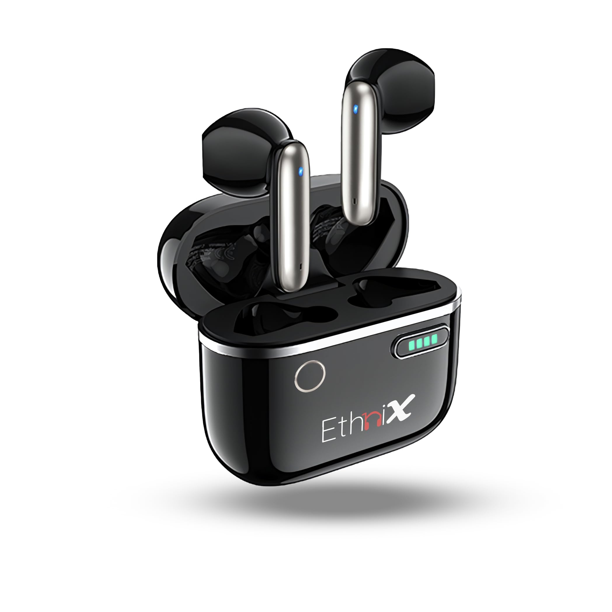Ethnix S1 Pro TWS Earbuds with 120 HRS Playback(24hrs/Charge), High Bass Sound with Dual EQ Modes, Dual Mics ENC Technology, Low Latency(60ms), Dedicated Game Mode… (Midnight Black) (B0C3XD7R2B) Amazon Price History, Amazon Price Tracker