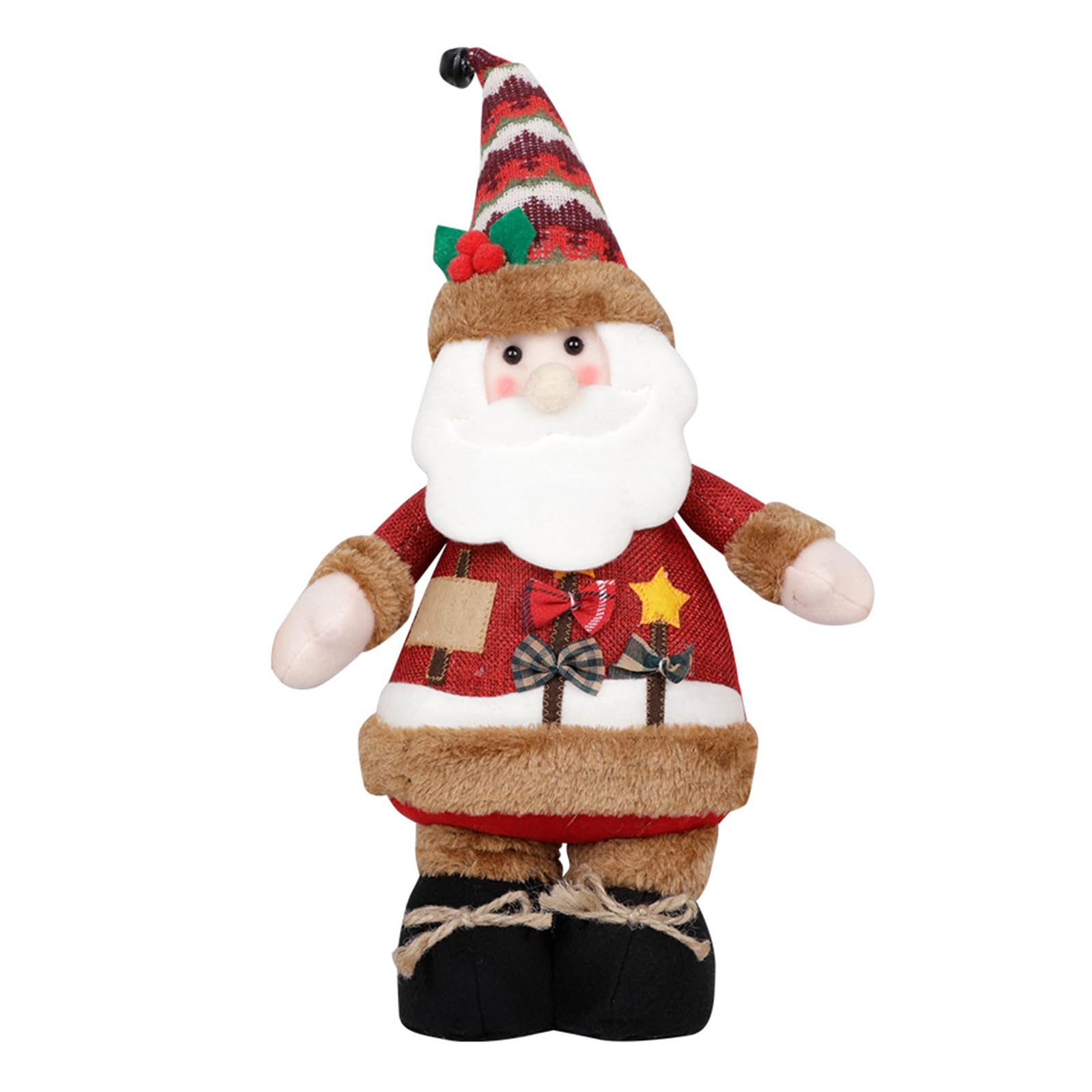 Kalttoy Sturdy Snowman Reindeer Ornament Portable Holiday Decoration Safe for Kids and Pet Snowman and Reindeer Festival Collectible