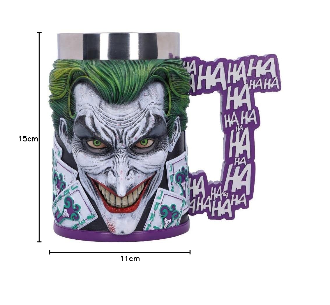 Nemesis Now Chope sous licence officielle The Joker, violet, 15,5