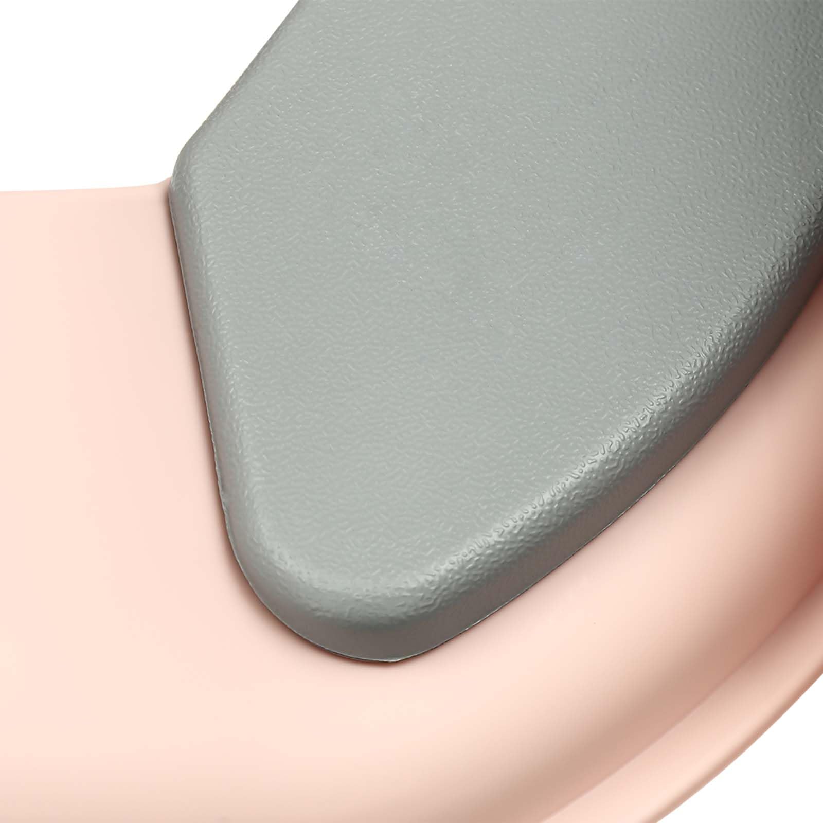 Riduttore WC 6 velocità altezza riduttore WC bambino con pedana regolabile sedile WC per bambini pieghevole rialzo WC bambino per età 2-7 anni (rosa)