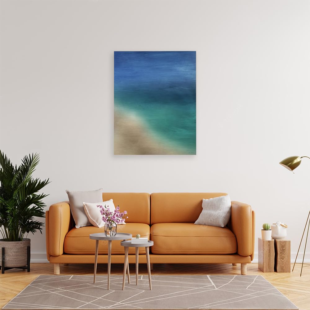 VERRE ART Printed Framed Canvas Painting for Home Decor Office Wall Studio Wall Living Room Decoration (22x34inch Wrapped) - Cancun Coast