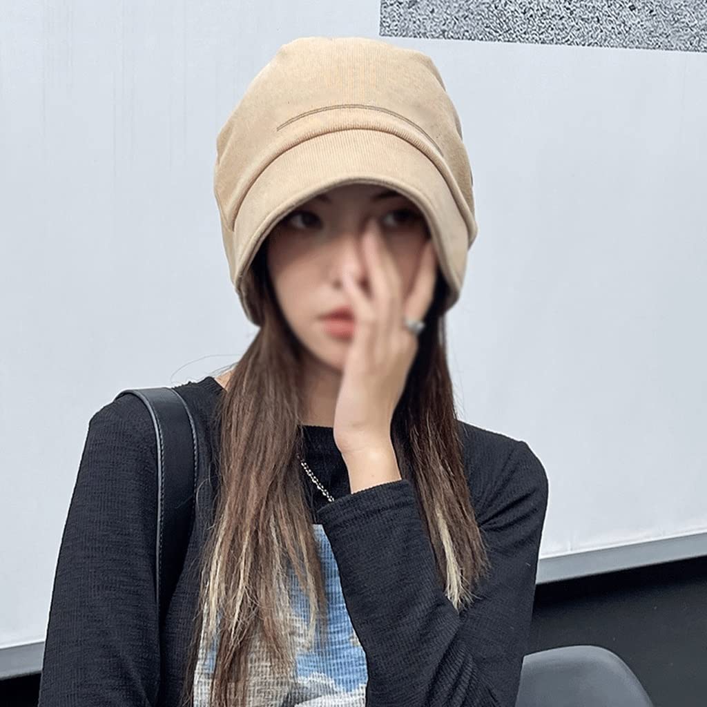 Solid Knitted Hat Women Printed Letter Hats Outdoor Street Hip Ear Protection Cap Autumn Winter Keep Warm Cap