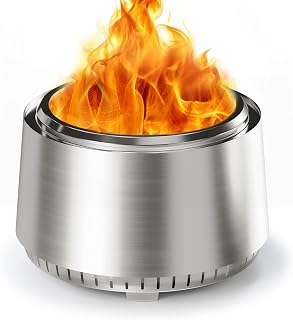 Outdoor Smokeless Fire Pit Stainless Steel