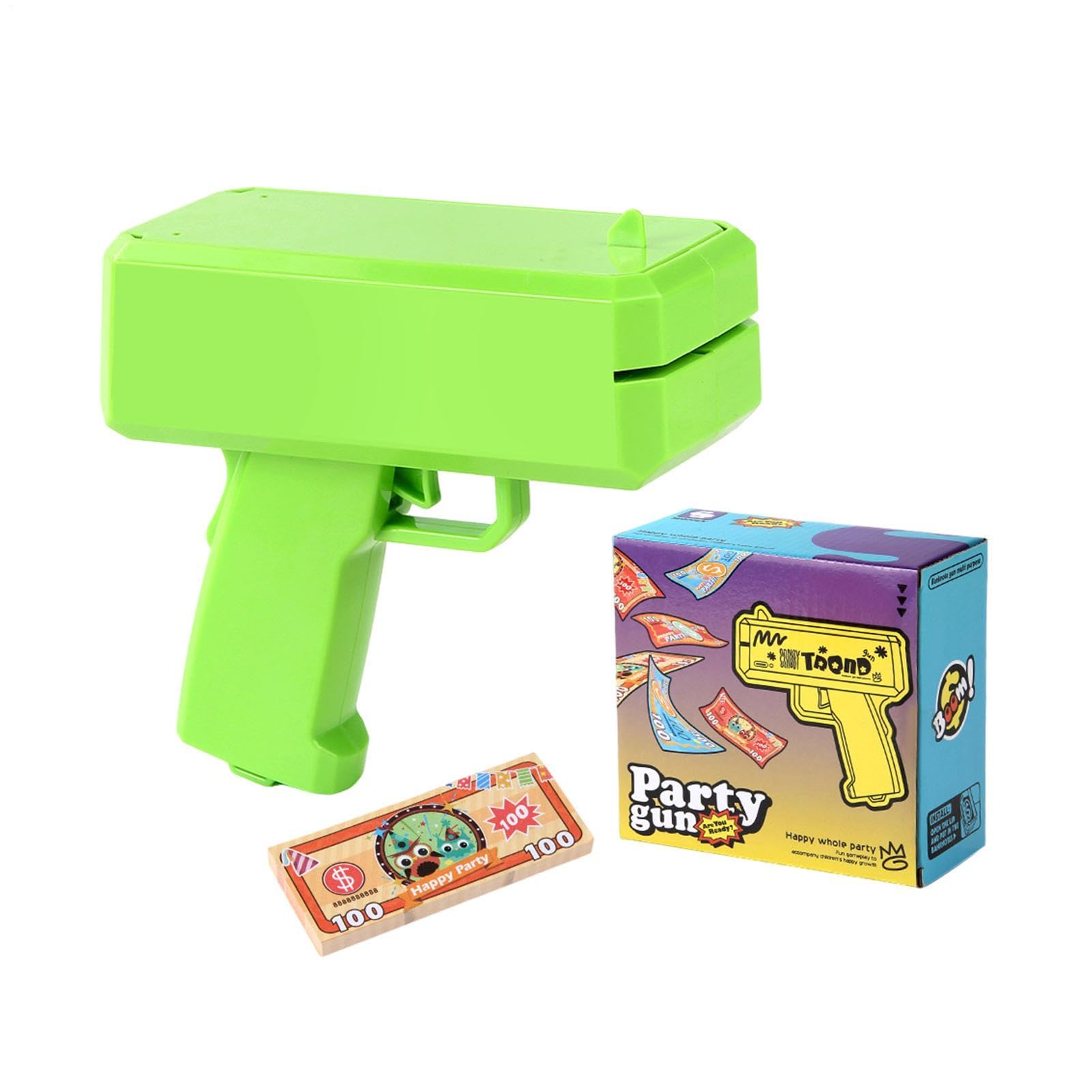 Money Guń - 14x6x13.5cm Money Shooter Machine | Handheld Bill Ьlaster Toy | Electric Make It Rain Cash Guń For Parties, Weddings, Birthdays & Events | ABS Novelty Toy (Battery Not Included)