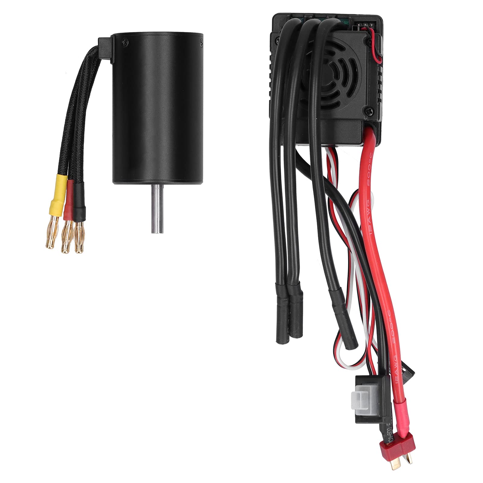 Wysoka Moc 3660 3800 KV i 80A ESC Combo Francuski Silnik Bross dla 1/8 RC Aluminium Aluminium + miedź