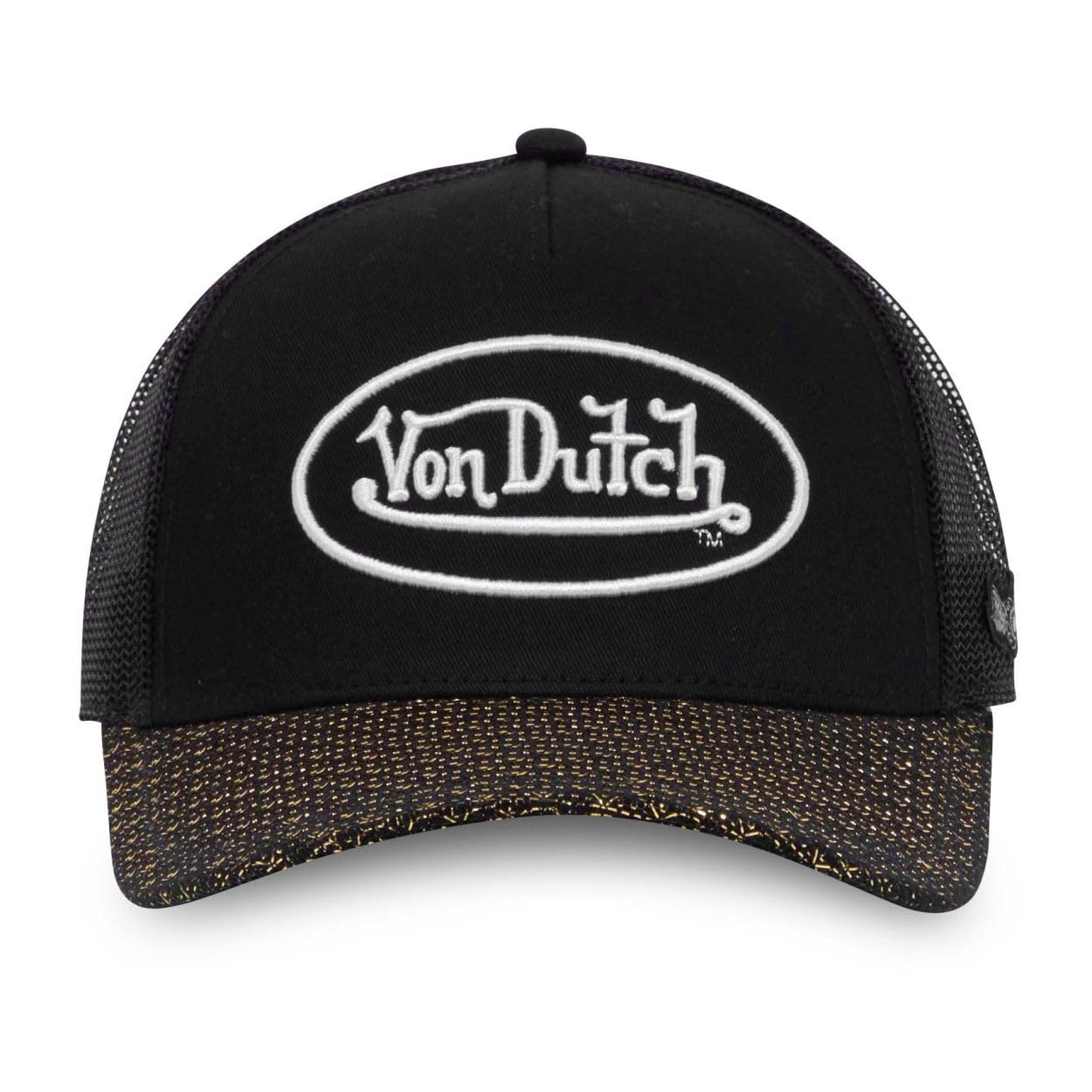 Von Dutch Berretto da uomo e donna, berretto da camionista, visiera glitterata, regolabile